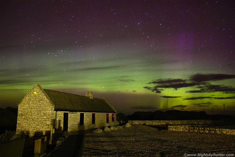 Aurora Display, Giants Causeway & Ballintoy Harbour