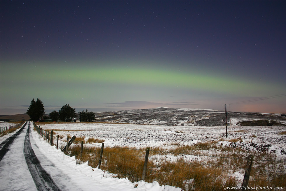 Glenshane Pass Valentine's Aurora Borealis Display