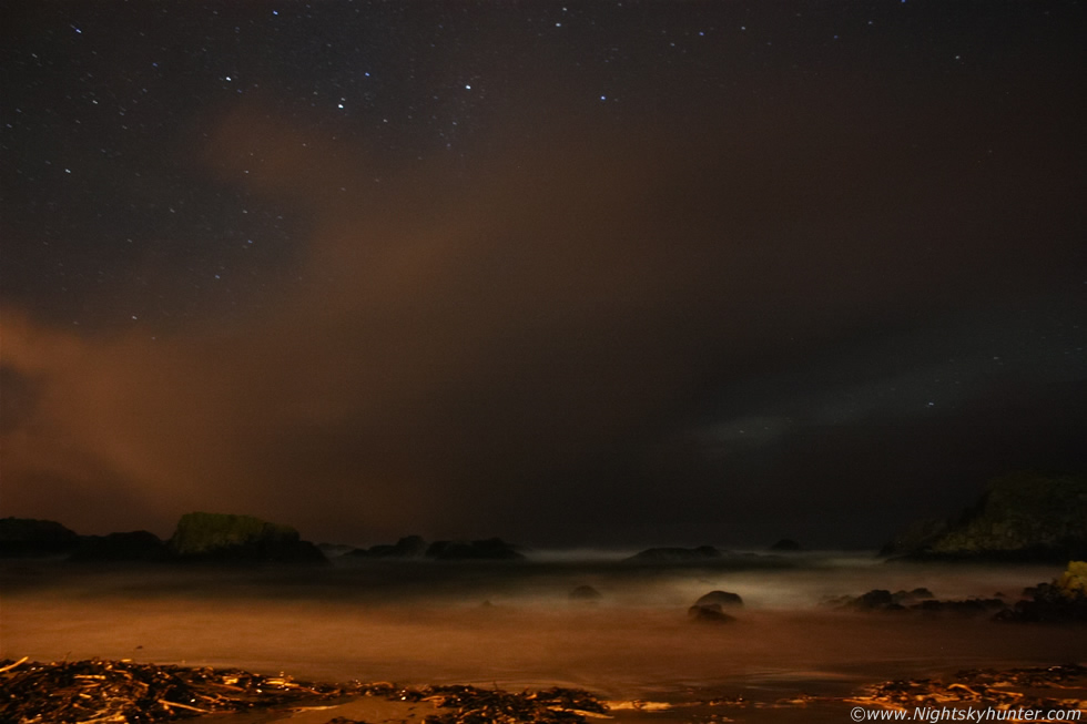 Ballintoy Harbour Night Storms & Stars