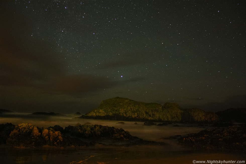 Ballintoy Harbour Night Storms & Stars