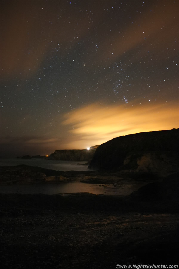 Ballintoy Harbour Night Storms & Stars