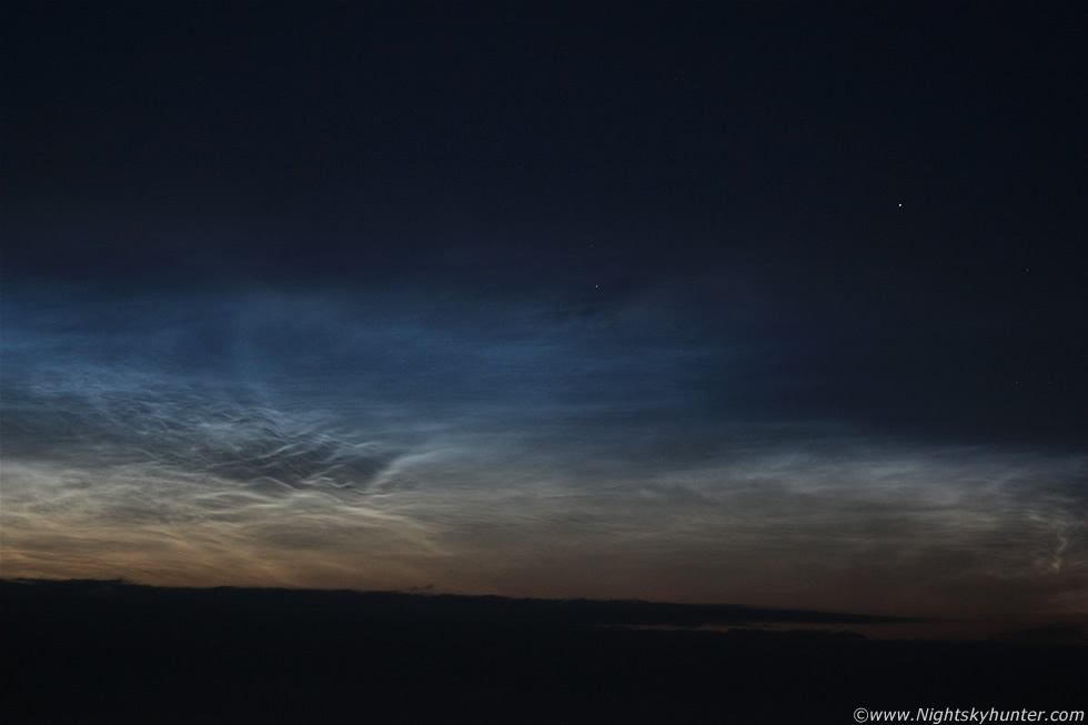 Dunluce Castle Noctilucent Cloud Display