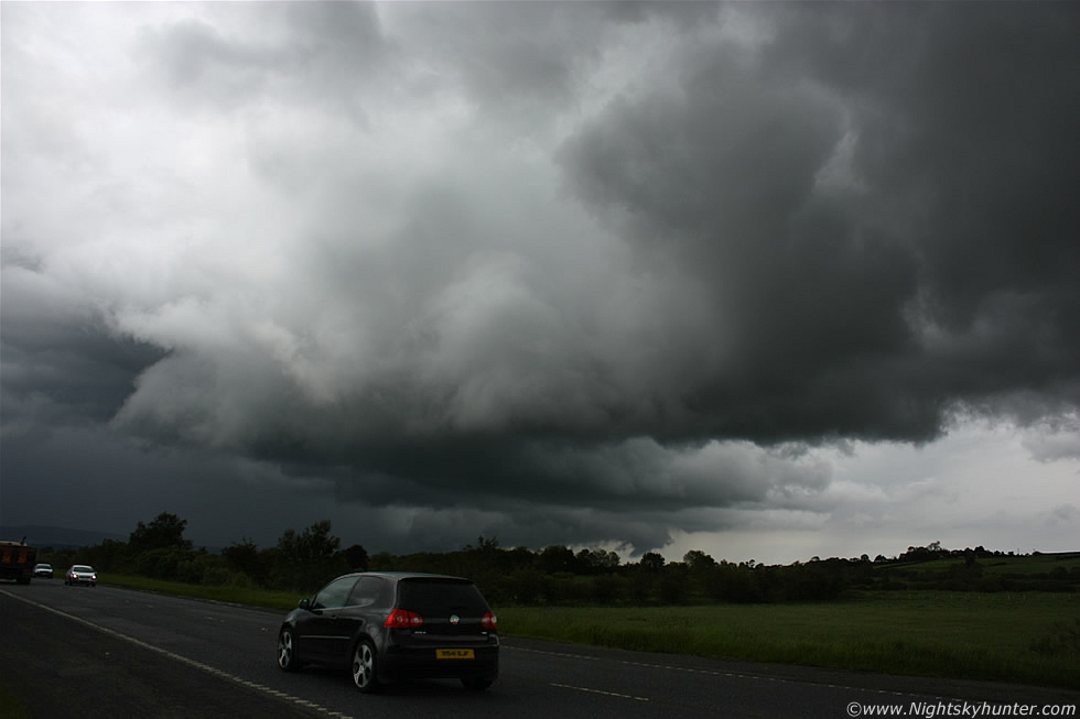 Funnel cloud, Glenshane Pass Road, June 7th 2011