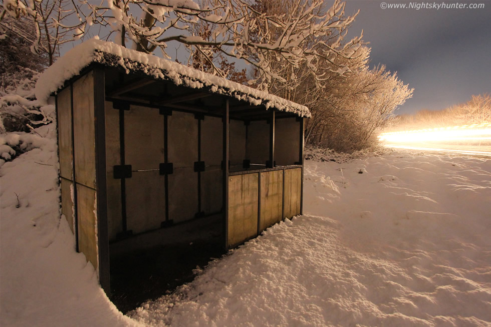 Glenshane Pass Moonlit Snow