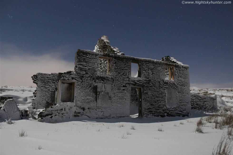 Glenshane Pass Moonlit Snow