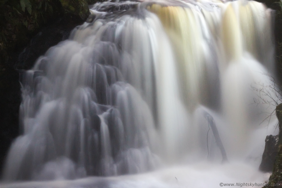 Glenariff Full Moon Waterfall