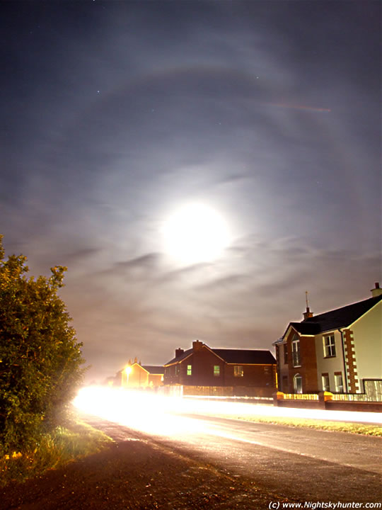 Moon Halo & Car Trails - Part 1