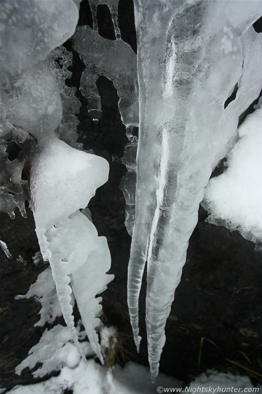 Insane Icicle Display On Glenshane Pass