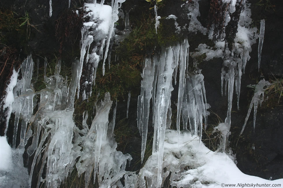 Insane Icicle Display On Glenshane Pass