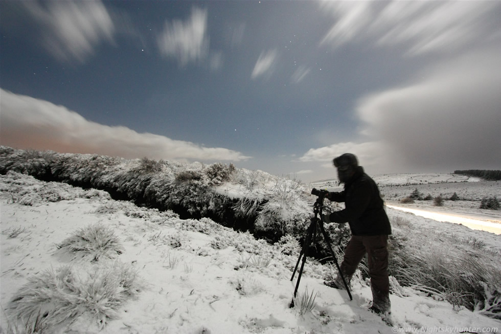 Moonlit Snow On Glenshane Pass