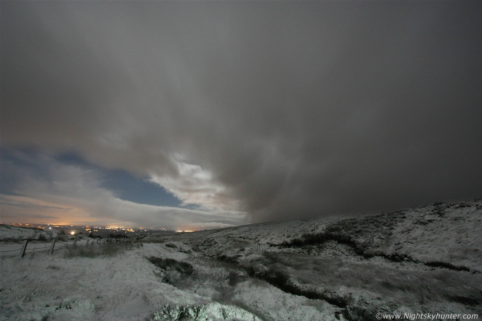 Moonlit Snow On Glenshane Pass