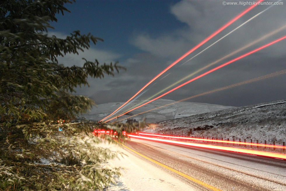 Moonlit Snow On Glenshane Pass