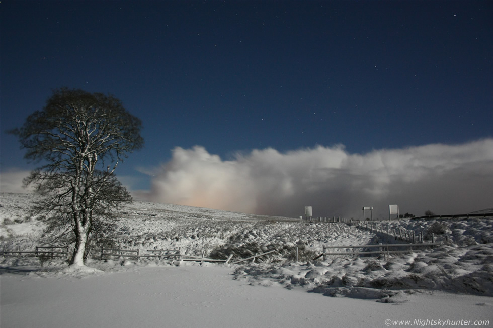 Moonlit Snow On Glenshane Pass