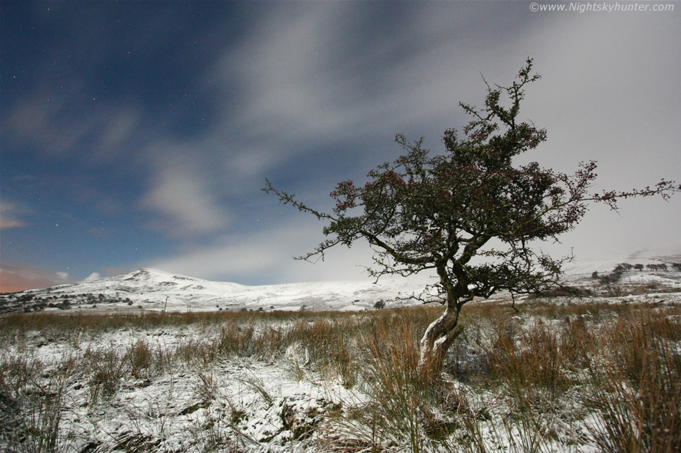 Moonlit Snow On Glenshane Pass