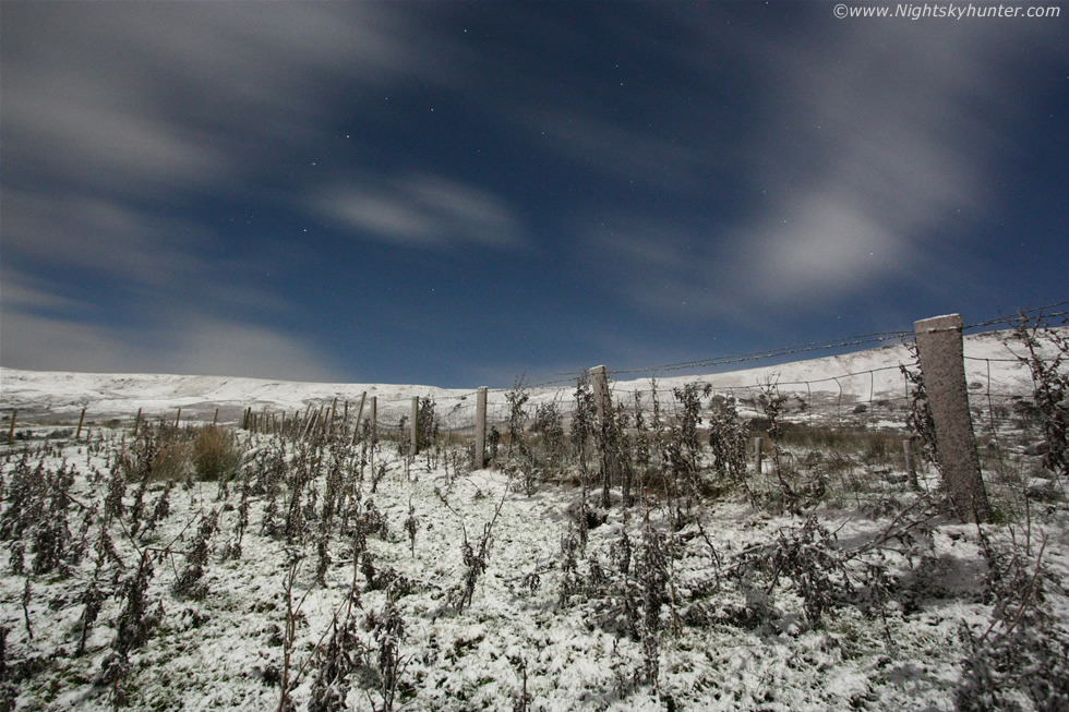 Moonlit Snow On Glenshane Pass