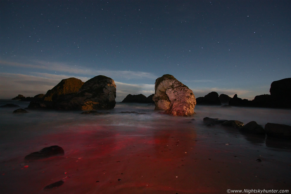 Moonlit Ocean Storms - Antrim Coast