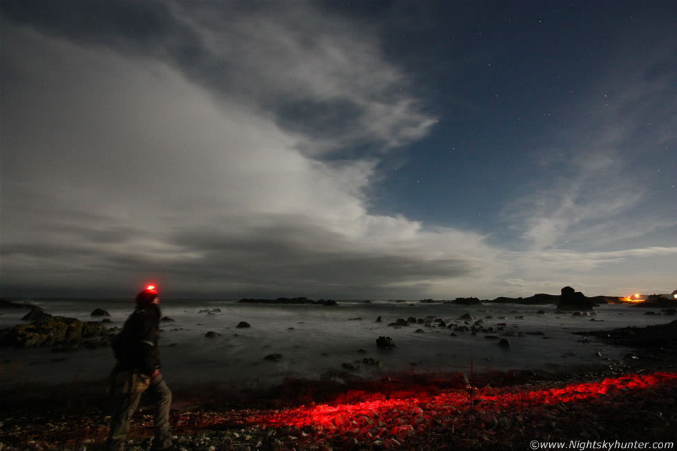 Moonlit Ocean Storms - Antrim Coast