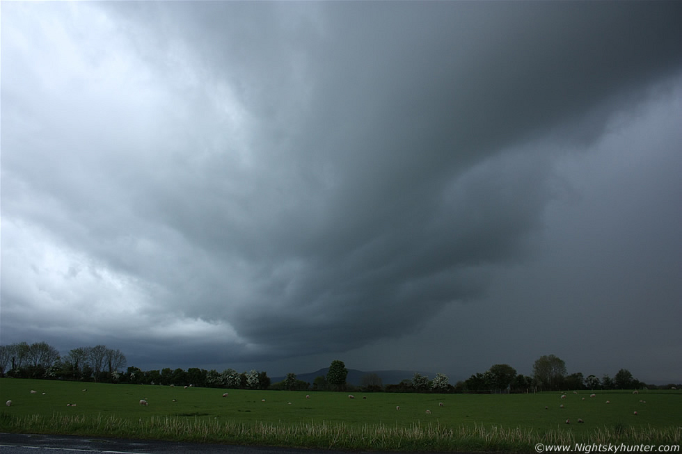 Severe Multicell Thunderstorms, Glenshane Pass