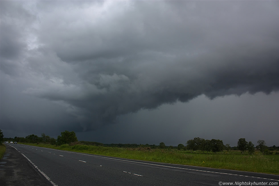 Shelf Cloud/Gust Front, Glenshane Road, July 7th 2011