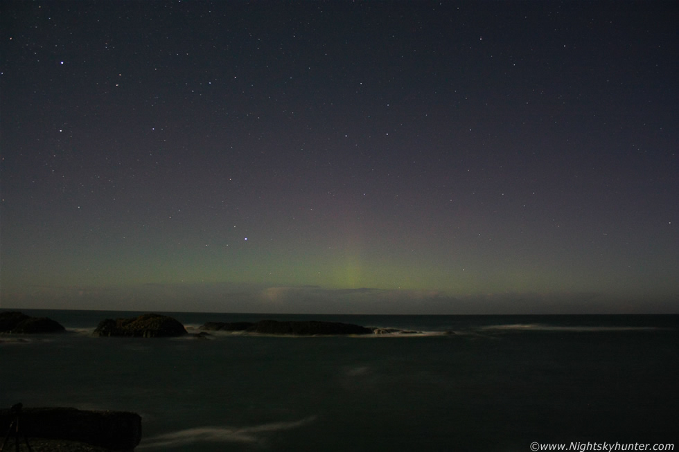 The One Show Aurora Hunt - Ballintoy Harbour