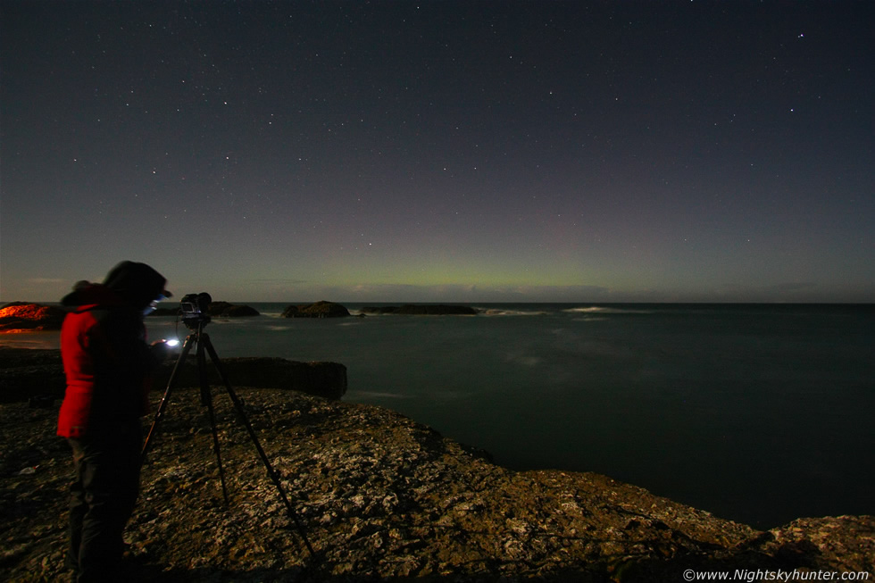 The One Show Aurora Hunt - Ballintoy Harbour