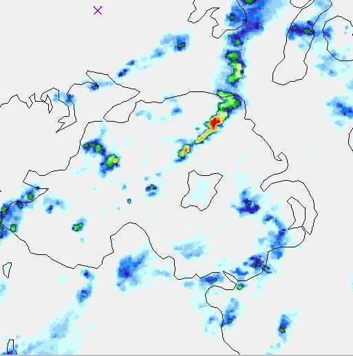 Credit: Netweather.tv Radar