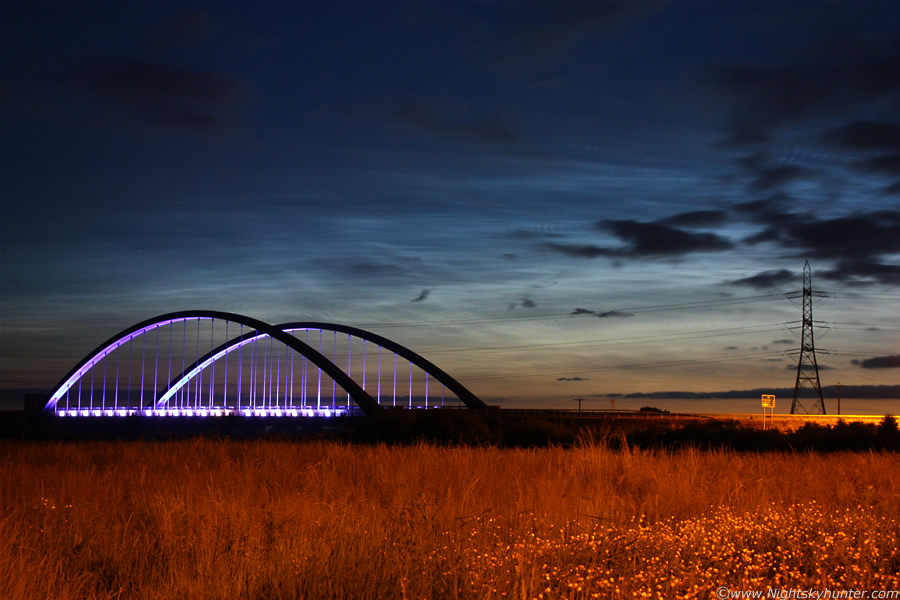 Toome Bridge Noctilucent Clouds